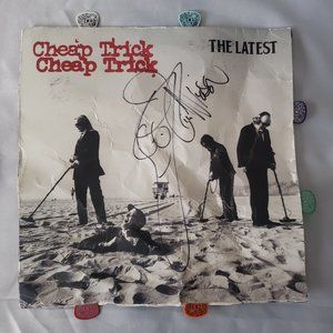 Cheap Trick Signed Rick Nielsen Flat